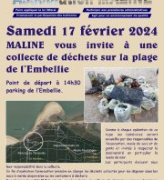 Collecte de déchets sur la plage de l'Embellie - La Tremblade (17)